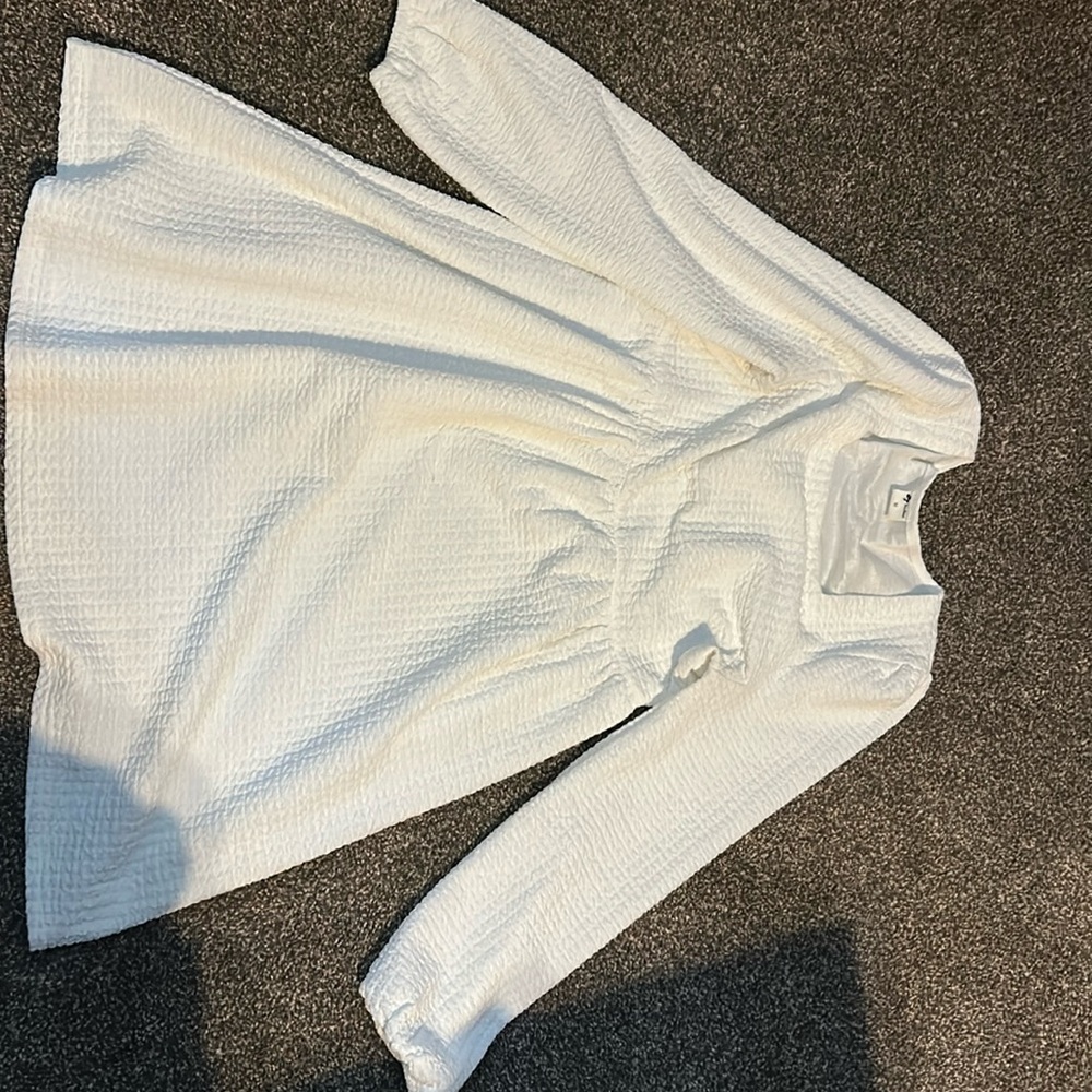 White dress.
